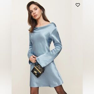 Reformation Pike Satin Dress XS
